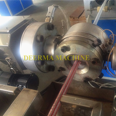 OMRON Temperature Controller and Single-screw design for superior PVC Fiber Reinforced Hose Plastic Pipe Making Machine