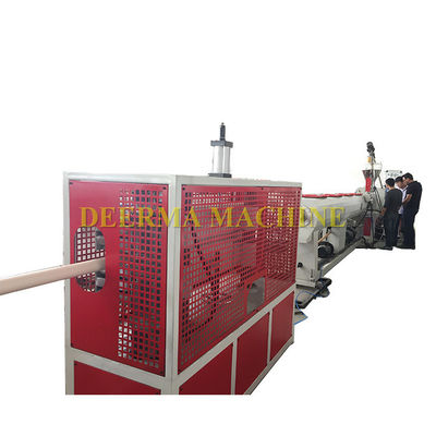PVC Electrical Conduit Pipe Production Line / 20-63mm PVC Pipe Making Machine with 8 kg Capacity and Customized Voltage