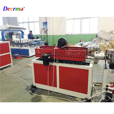 OMRON Temperature Meter PVC Flexible Corrugated Pipe Making Machine 60 rpm Screw Speed for Accurate Temperature Control