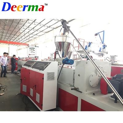 Customized PVC Pipe Machine 20mm - 110mm PVC Profile Extruder Machine