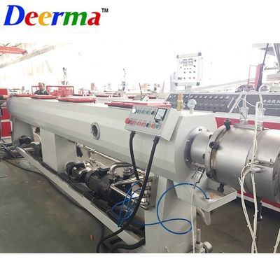 High Productivity PVC Pipe Machine 80kw / 60kw PVC Twin Screw Extruder
