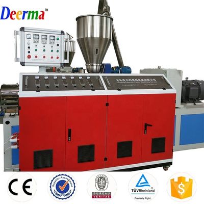 SIEMENS Motor PVC Pipe Manufacturing Machinery 37kw Plastic Pipe Extruder 380V