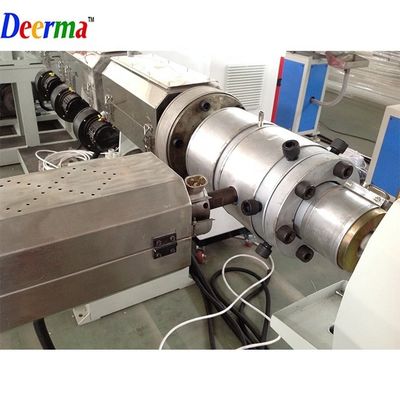 20kw HDPE Pipe Machine 40 kg/h - 80 kg/h HDPE Pipe Making Machine With Omron Temperature Controller