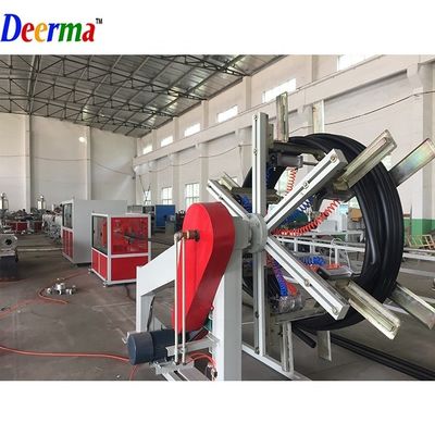 High Productivity HDPE PE PP Pipe Extrusion Production Line /making Machine equipped with GUOMAO Reduction gearbox