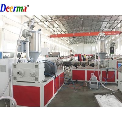 HDPE PP PE Plastic Pipe Machine Production Line With OMRON Temperature Controller And GUOMAO Reduction Gearbox