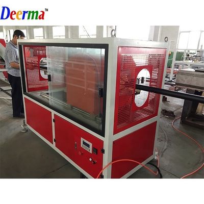 HDPE PP PE Plastic Pipe Machine Production Line With OMRON Temperature Controller And GUOMAO Reduction Gearbox