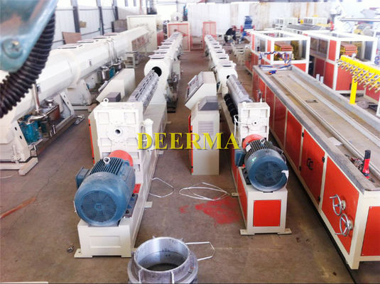 280kw HDPE Pipe Machine 110mm 250mm HDPE Pipe Extruder With OMRON Temperature Controller