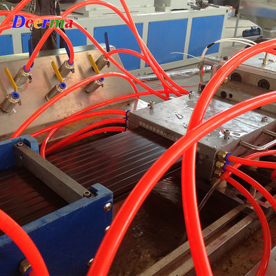 Counter Rotating Twin Screw Plastic Extruder 37kw PVC PE PP WPC Profile Extrusion Machine