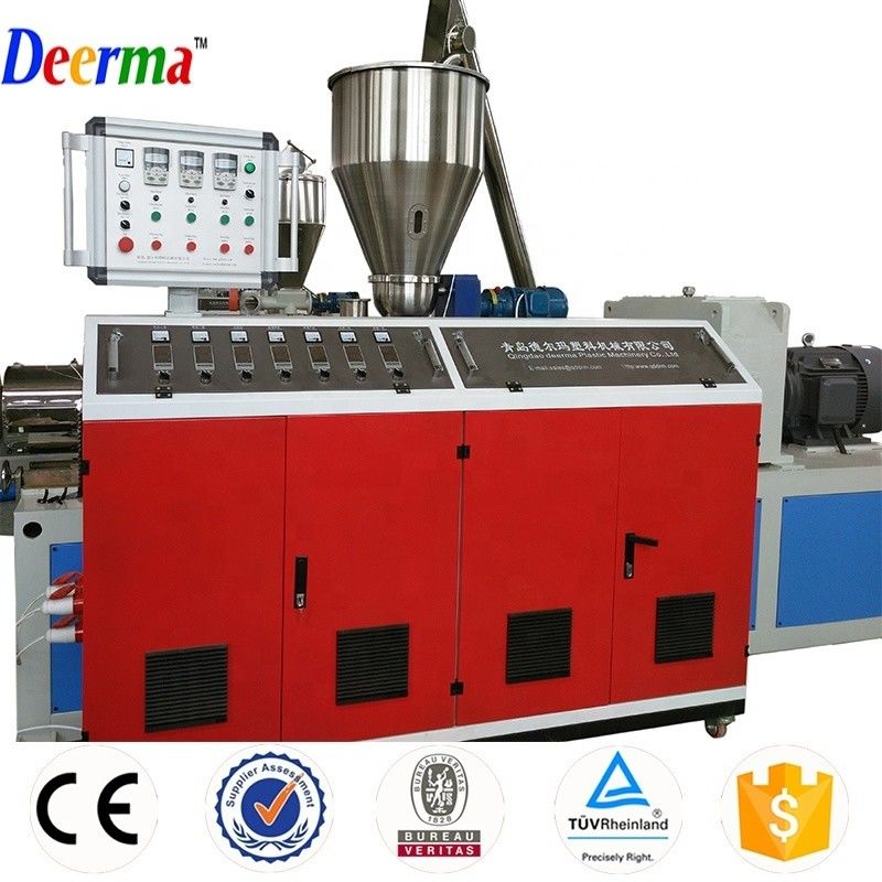 SIEMENS Motor PVC Pipe Manufacturing Machinery 37kw Plastic Pipe Extruder 380V